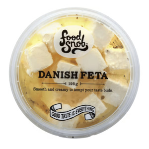 Cheese: Food Snob Danish Feta 195g