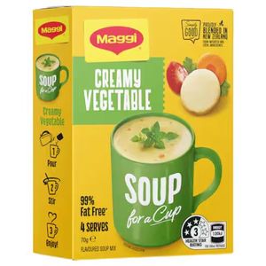 Soup: Maggi Soup For A Cup Creamy Vegetable 4 Pack