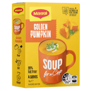 Soup: Maggi Soup For A Cup Golden Pumpkin 4 Pack