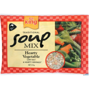 Soup: King Hearty Vegetable Traditional Soup Mix 210g