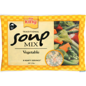 King Vegetable Traditional Soup Mix 210g