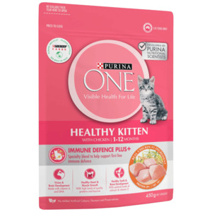 Pet Food: Purina Healthy Kitten 450g