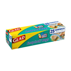 Glad Snaplock Bags 25 Pack