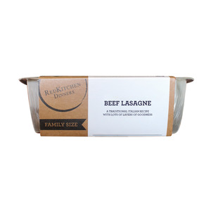 Heat And Eat Meals: Red Kitchen Beef Lasagne 1.25kg