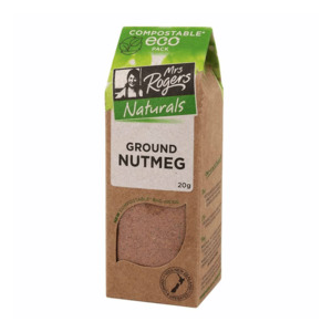 Organic: Mrs Rogers Organic Ground Nutmeg 20g