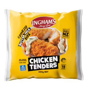 Inghams Chicken Tenders Crunchy Fixx Buttermilk 500g