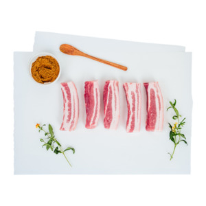 Pork: Pork Belly Strips Skin On