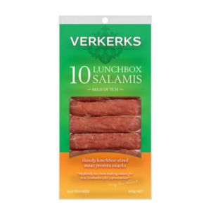Sausages Deli: Verkerks Mild Lunchbox Salamis
