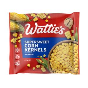 Vegetables: Wattie's Supersweet Corn Kernels - 1kg