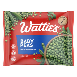 Vegetables: Wattie's Baby Peas 750g