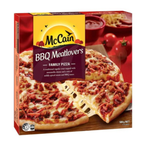 Mccain BBQ Meatlovers Pizza 500g