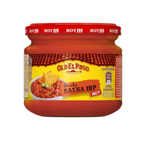 Old El Paso Salsa Dip Hot 312g