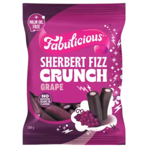 RJ's Fabulicious Grape Sherbert Crunch 180g