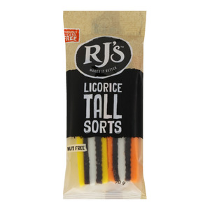 Confectionary: RJ’s Tallsorts 70g