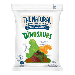 Confectionary: The Natural Confectionary Co. Dinosaurs 220g