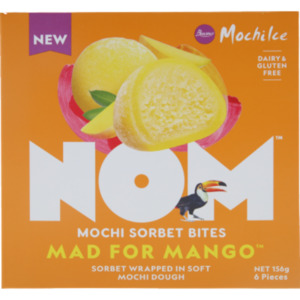 NOM Mad For Mango Mochi Sorbet Bites 156g