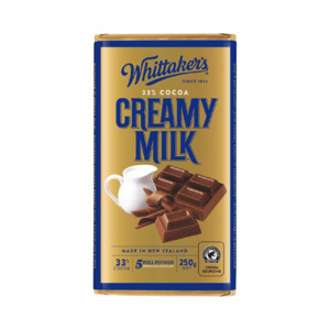 Whittaker's Creamy Milk 250g