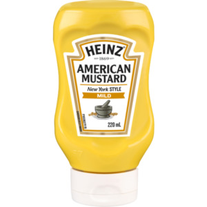 Condiments: Heinz Mustard American 220mL