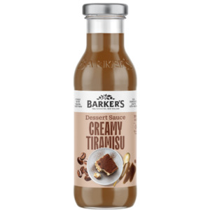 Condiments: Barkers Creamy Tiramisu Dessert Sauce 355g