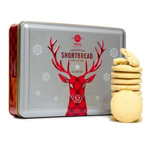 Christmas Delicacies: Reids Reindeer Festive Shortbread Tin