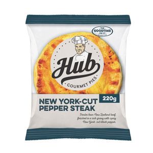 Quick Order: Hub New York Pepper Steak Pie