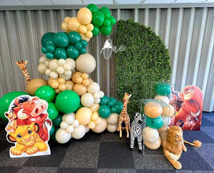 Backdrops Walls Photo Booths: Half Green Wall