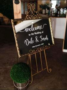 Signage: Antique Gold Mirror