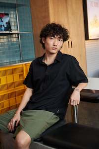 Lin-in Ss Shirt Black