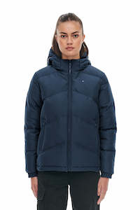 Womens Down Jackets: WMNS CLASSIC DOWN JKT HRGBONE NAVY