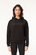 Womens Bonded Hood Black