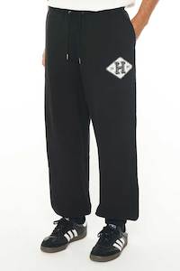 Mens Pants: BLOCK TRACKPANT/ACCOLADE WASHED BLK