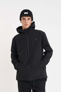 Mens Rain Jackets: MENS SOFTSHELL JKT BLACK