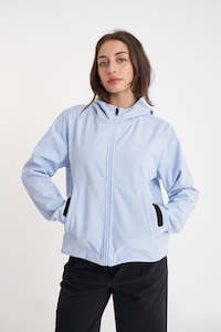 Rain: WMNS SOFTSHELL JKT MIST BLUE