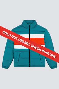 STEINLAGER TRACK PUFFER TEAL/MULTI