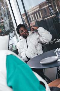 MENS QUILTED LOFT JACKET MOONROCK