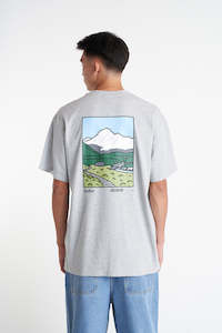 Mens Short Sleeves: SUP TEE 190/HIGHEST GREY MARLE