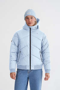 WMNS OG PUFFER JKT MIST BLUE