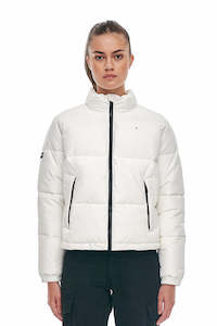 WMNS TRACK PUFFER JKT WHITE
