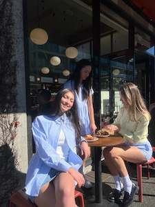 CRUISE DAY SHIRT ICE BLUE STRIPE