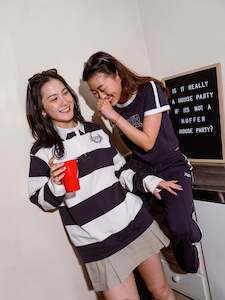 ALL STARS OVERSIZED RUGBY NAVY/CHALK