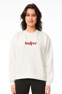 WMNS SLOUCH CREW/HANGER CHALK