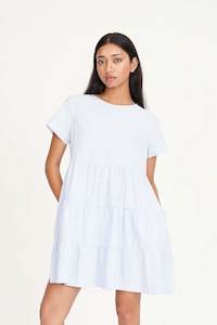 CRUISE MILLY DRESS ICE BLUE STRIPE