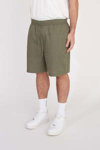 Lin-in Relax Short Khaki
