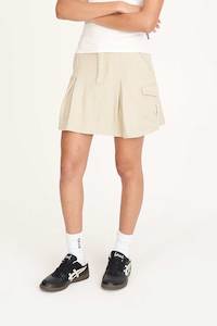 CARGO MINI SKIRT BEIGE
