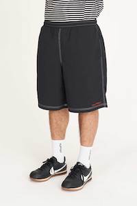 Shorts: TIDE STITCHED SHORT BLACK