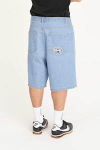 Mens Shorts: BOX DENIM JORT/SLAB BLUE WASH