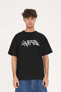 T Shirts: BLOCK TEE 220/WAVES BLACK
