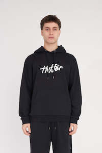 MENS TRUE HOOD/CREAM BLACK