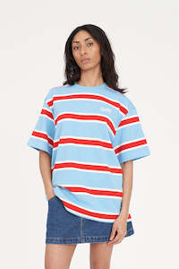 All Stars: BROOKLYN RELAX TEE BLUE/POPPY
