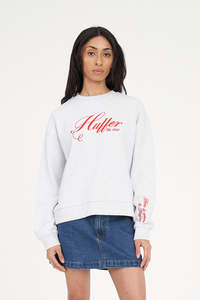Womens Hoods Crews: SLOUCH CREW/HOME RUN SILVERMARLE